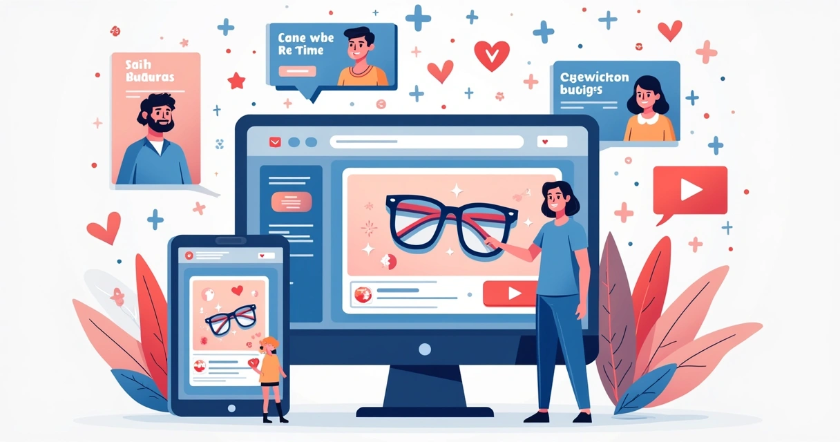 Campanha de anúncios pagos de ótica nas redes sociais