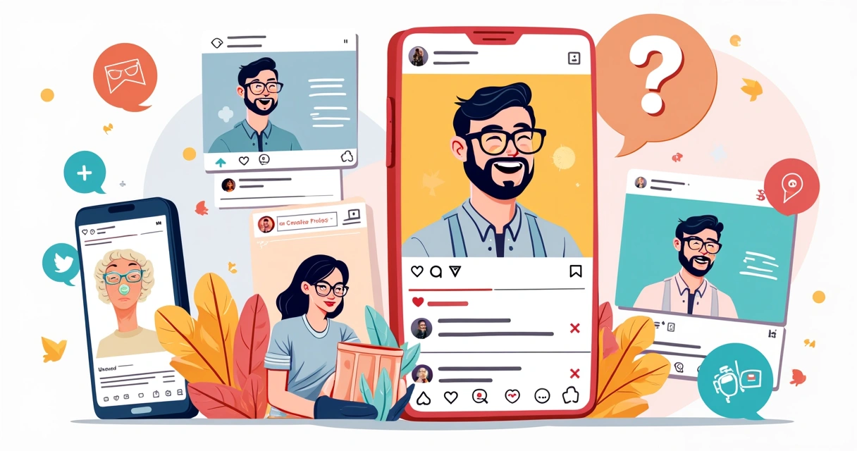 Feed de rede social com promoções de ótica